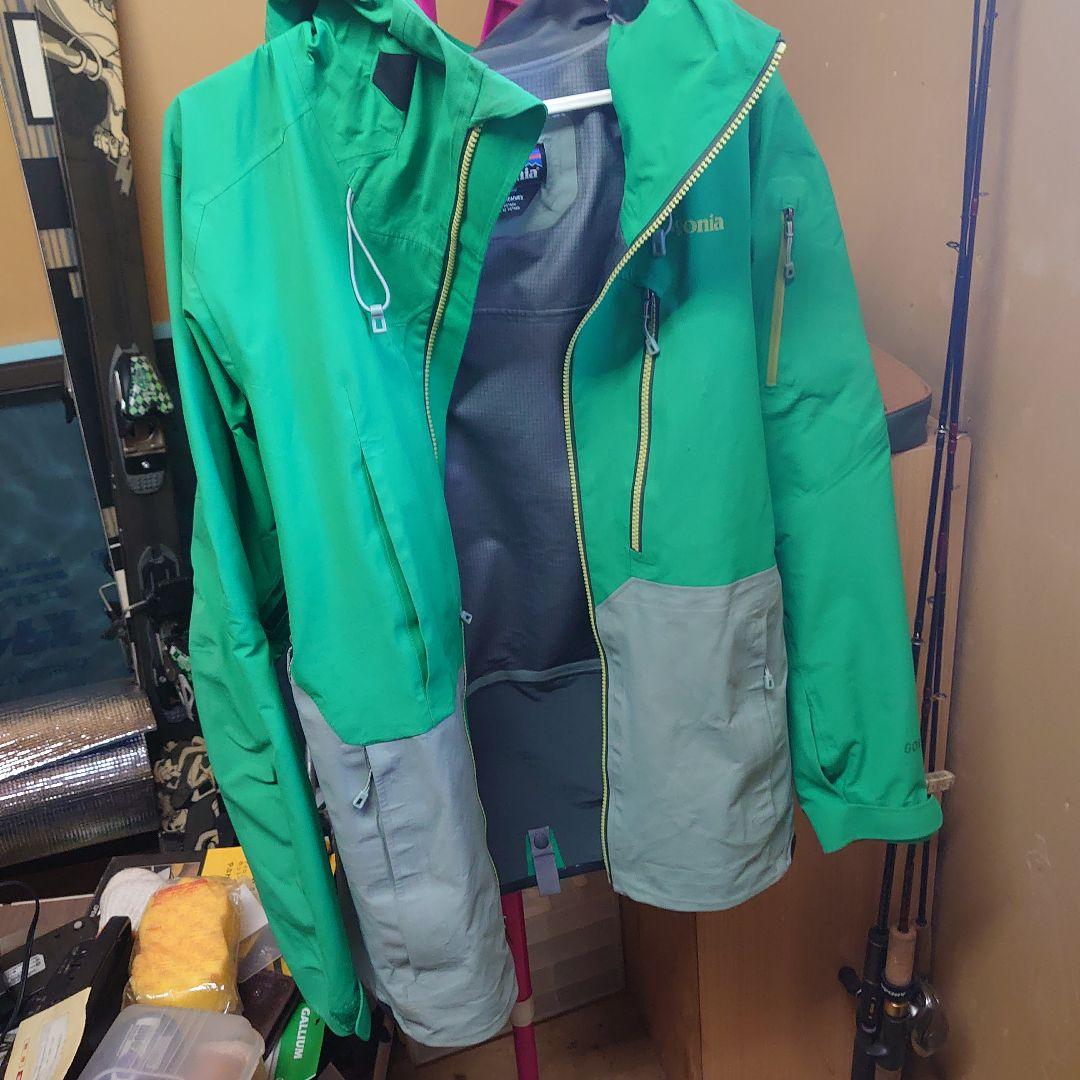 patagonia XS ジャケット 緑/青