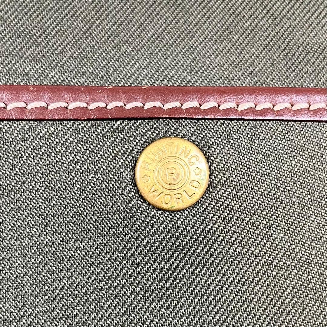 【美品】HUNTING WORLD サファリトゥデイ メッセンジャーバッグ