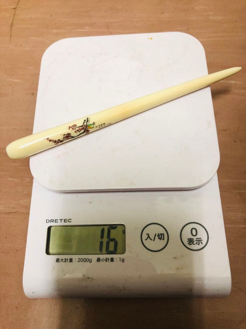 中国美術　天然素材　和装小物　象嵌　簪 かんざし アンティーク　時代物 美品