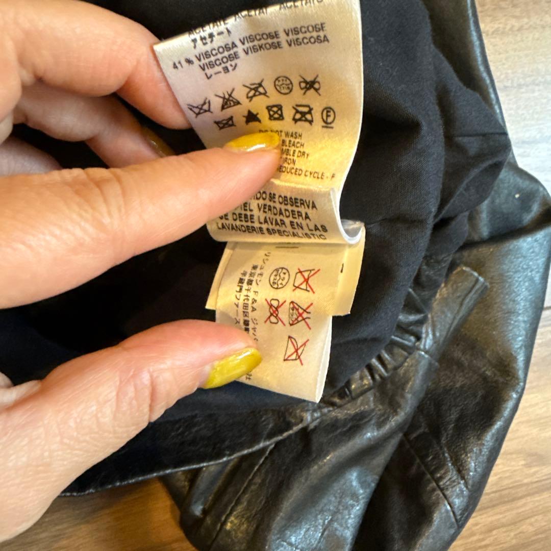 SEE BY CHLOÉ ブラックレザージャケット 38