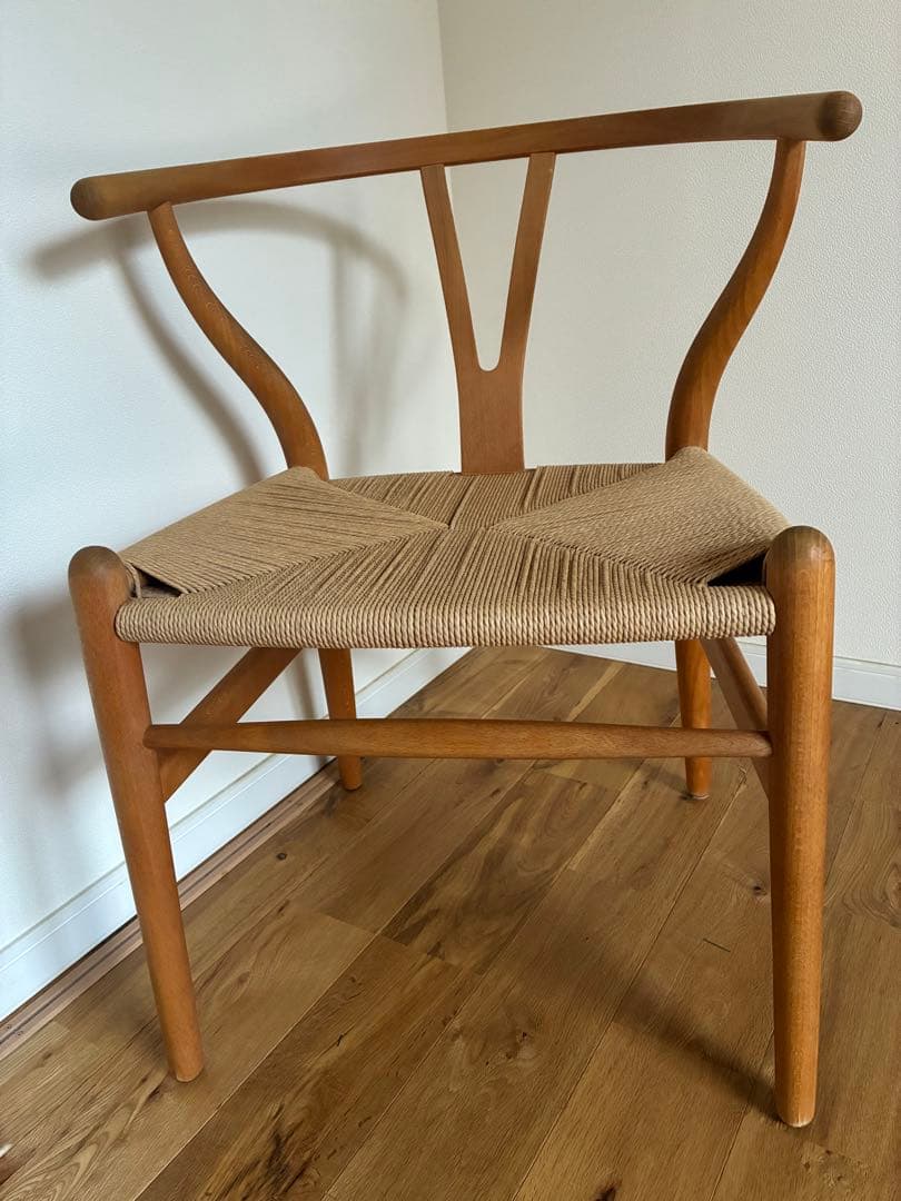 極美　希少ヴィンテージ 　Yチェア ビーチ材　CH24 ウェグナー　オイル仕上げ