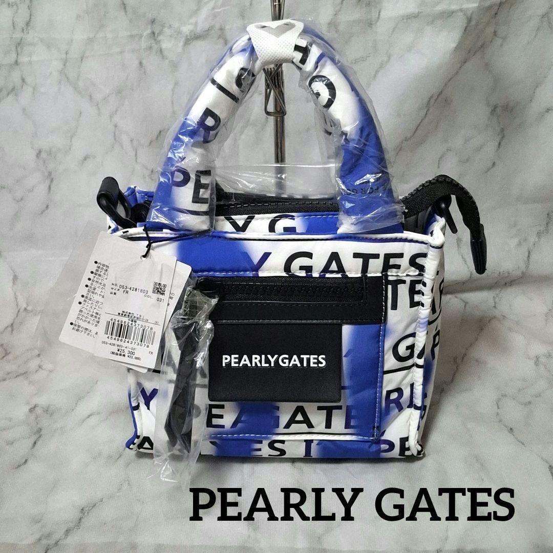 【新品】PEARLY GATES アンチロゴスプレー柄 カートバッグ