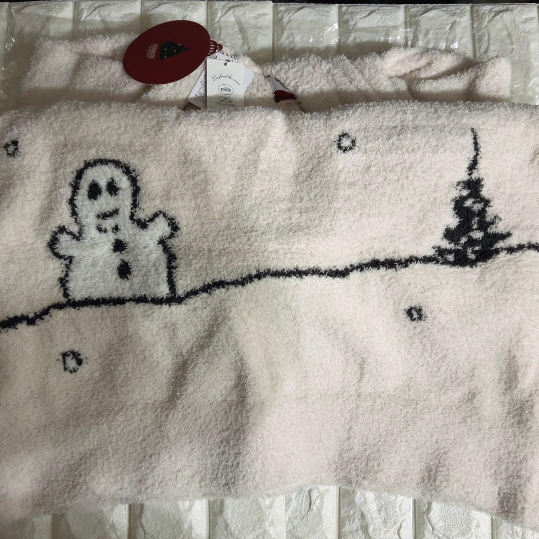 ジェラートピケ　スヌーピー PEANUTS パネルジャガードフードドレス