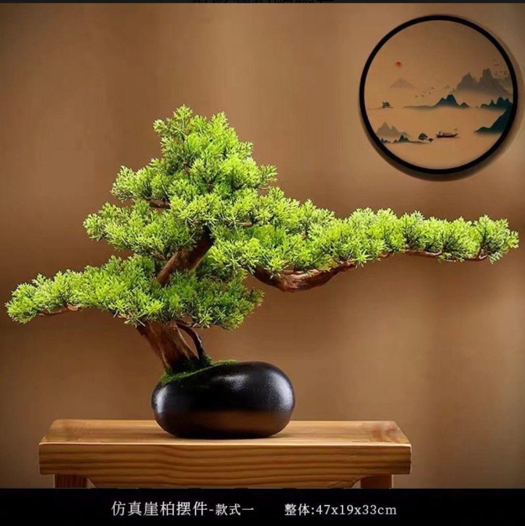 フェイク盆栽 盆栽 松 人工盆栽 フェイクグリーン 造花 高品質 大