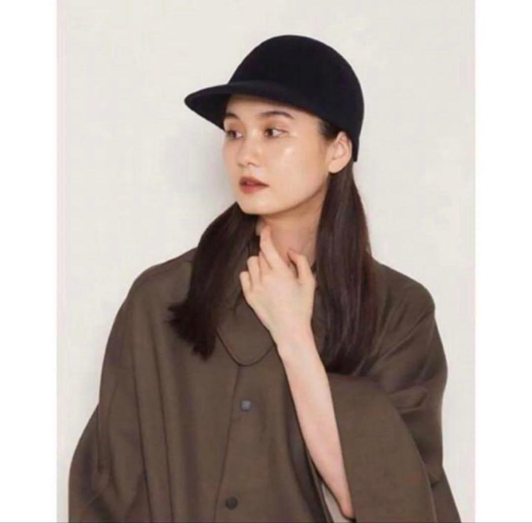 kijima takayuki ラビットファーフェルト ジョッキーキャップ