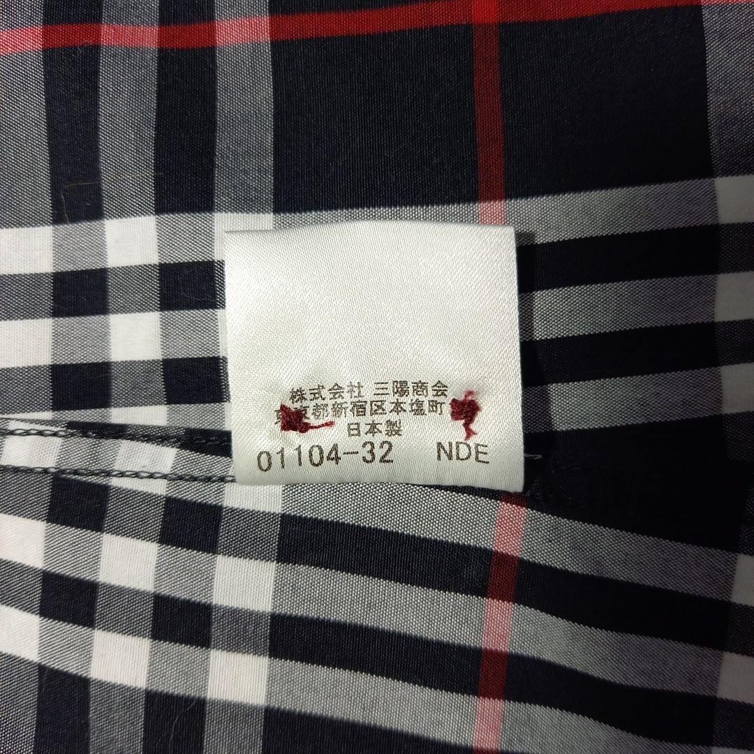 バーバリー　ブラックレーベル　ノバチェック　長袖シャツ　サイズ2(M)