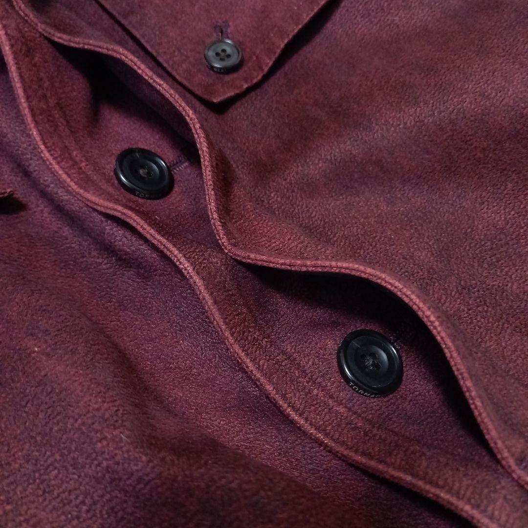 ●良品●　トルネードマート　マイクロスウェード　ベルト　トレンチ　コート　Y2K