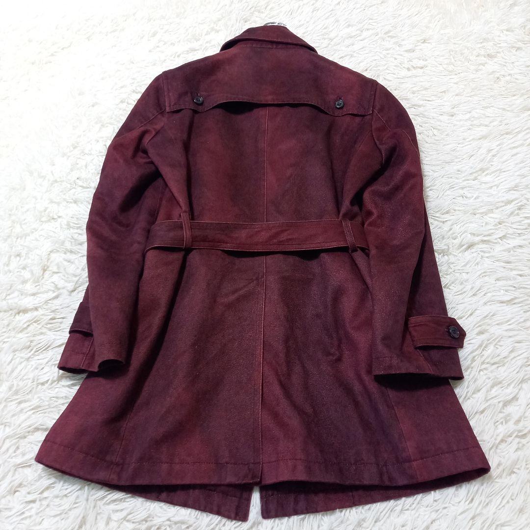 ●良品●　トルネードマート　マイクロスウェード　ベルト　トレンチ　コート　Y2K
