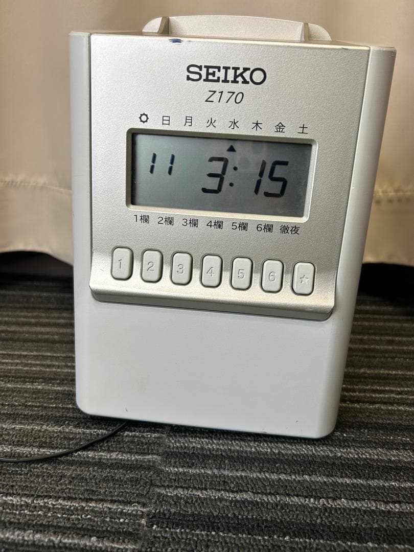 SEIKO タイムレコーダー Z170