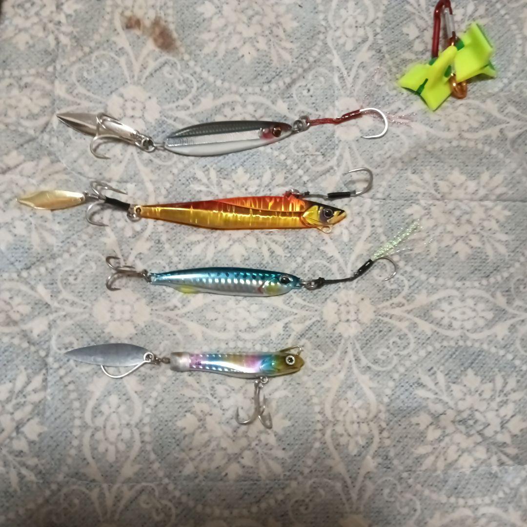 いろんなルアーとタイラバ、ウキと天秤のセット