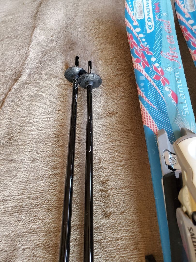 salomonカービング141ブーツ24～24.5ストック　セット