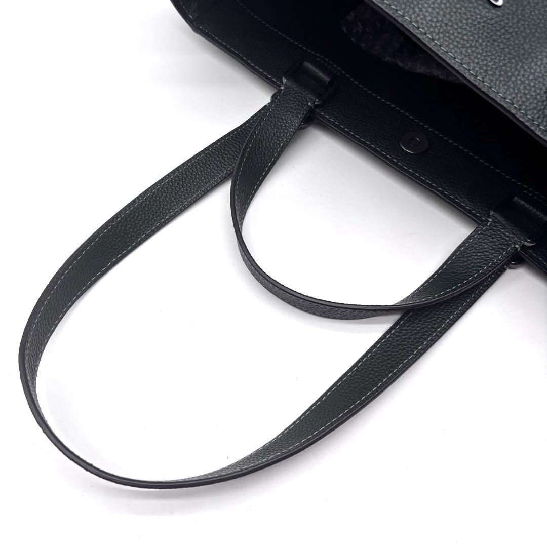 ✨極美品✨コーチ　トートバッグ　ハドソン　ダブルハンドル　2way　グリーン