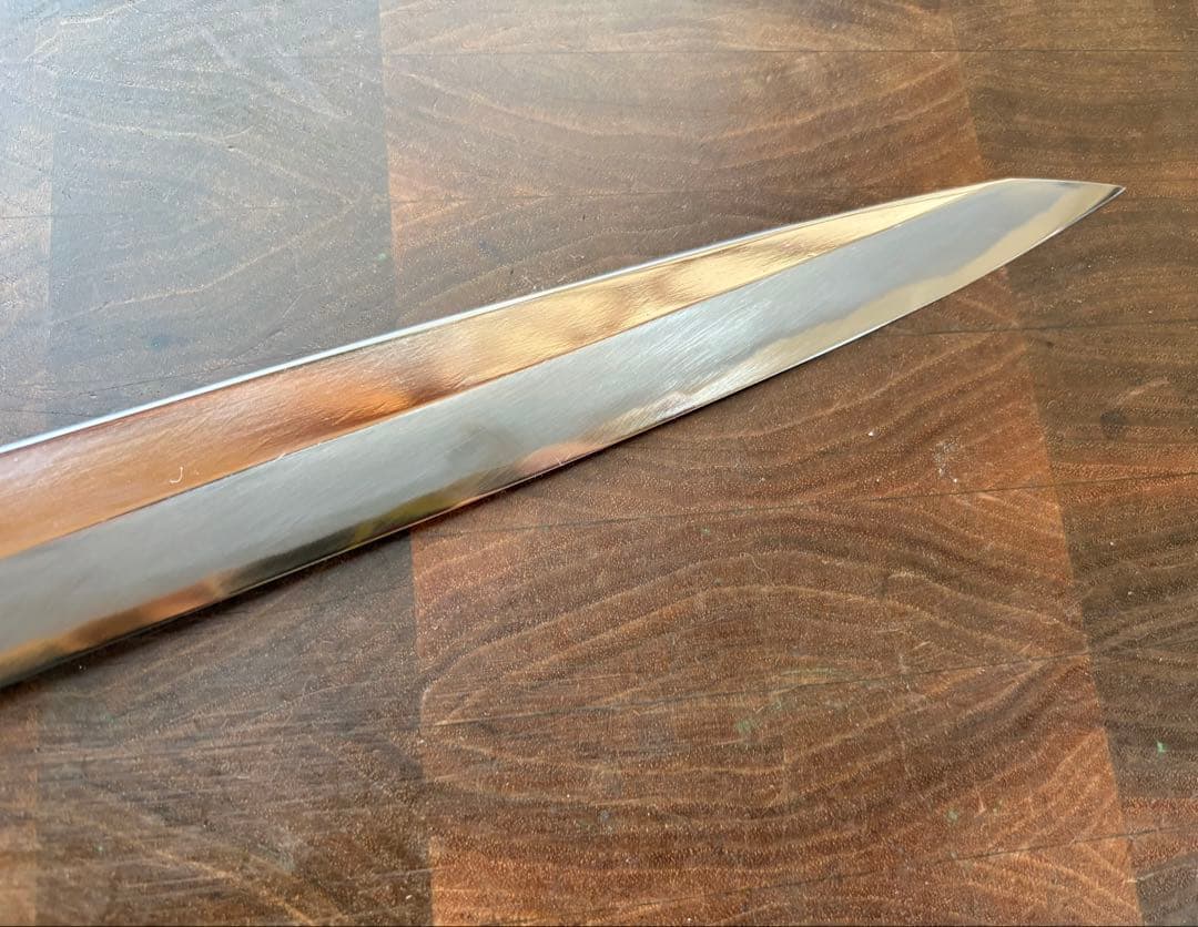 正本総本店　玉青鋼　切付　柳刃　270mm 9寸包丁　和包丁　研ぎ済　水牛柄