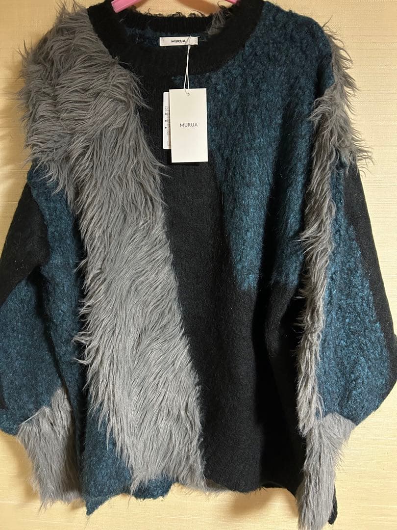 ムルーア　MIXヤーンコラボニット［新品］