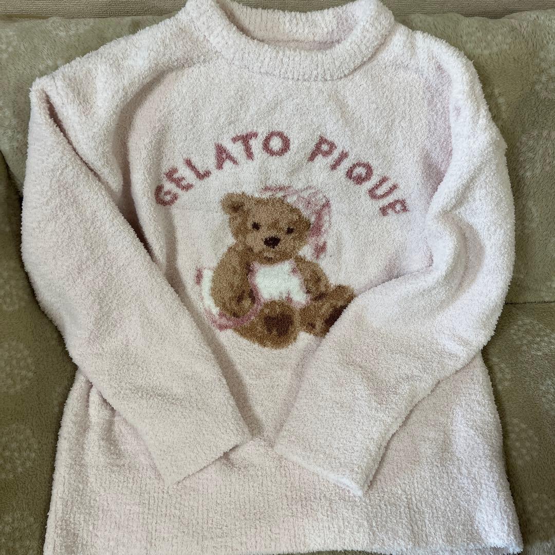 美品♪ GELATO PIQUE テディベアルームウェアセット　長袖　長ズボン