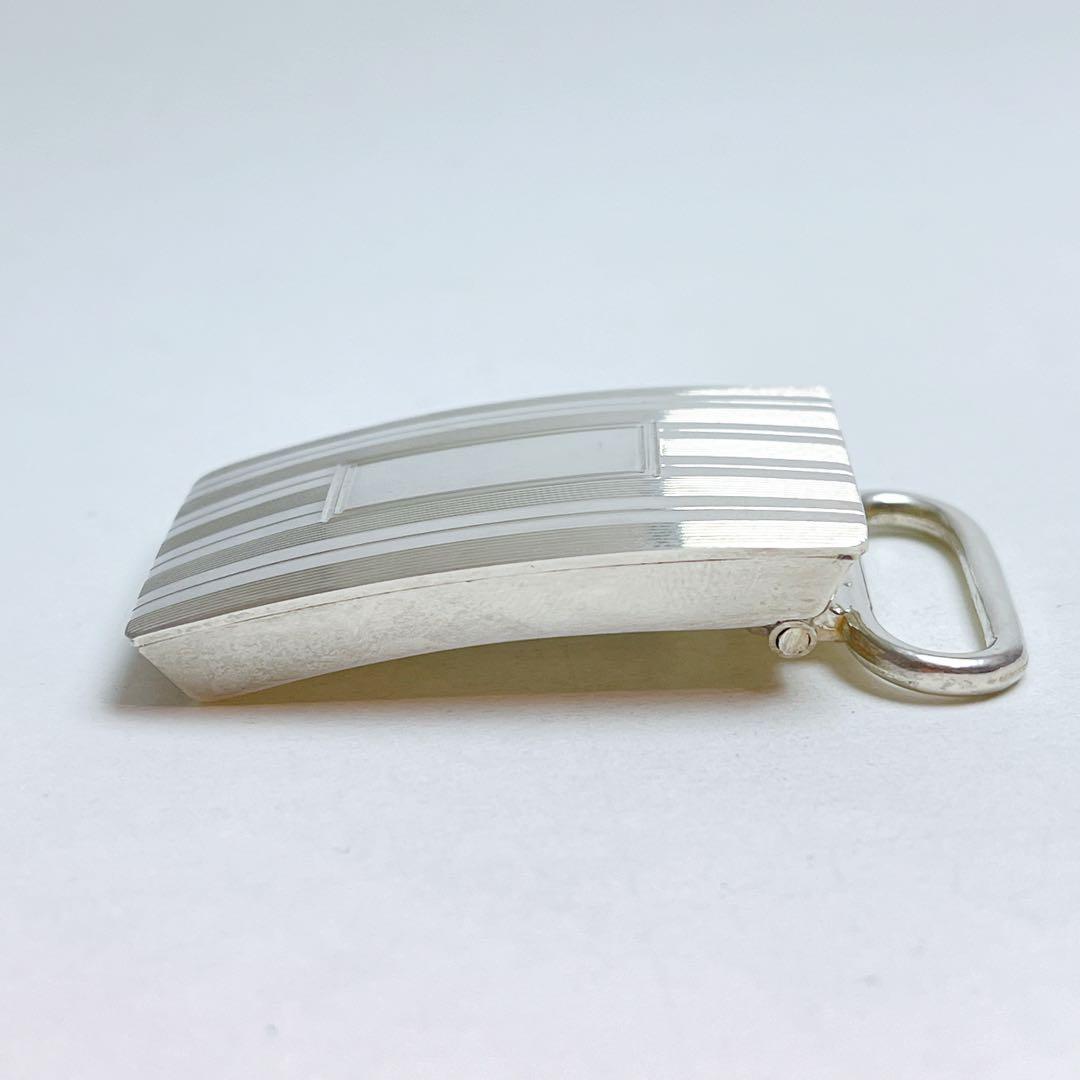 ティファニー　希少　エンジンターン　バックル　925