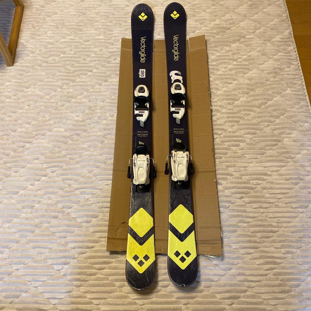 ベクターグライドジュニア130cmスキー板ビンディングセット