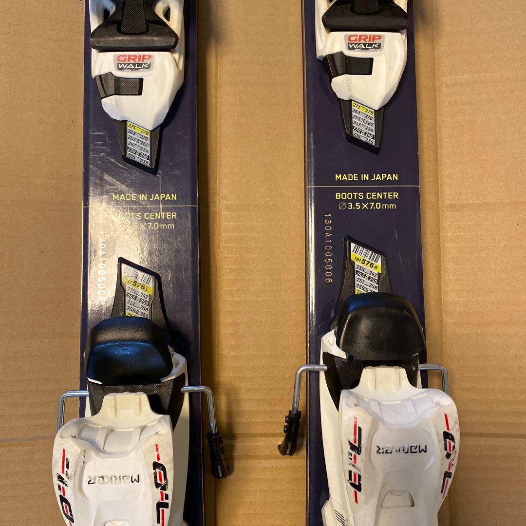 ベクターグライドジュニア130cmスキー板ビンディングセット