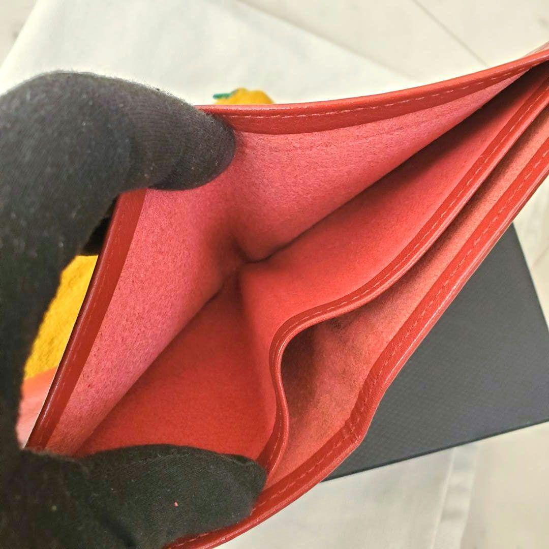 美品 メンズ人気モデル イルビゾンテ 2つ折り財布 小銭入れ 希少カラー