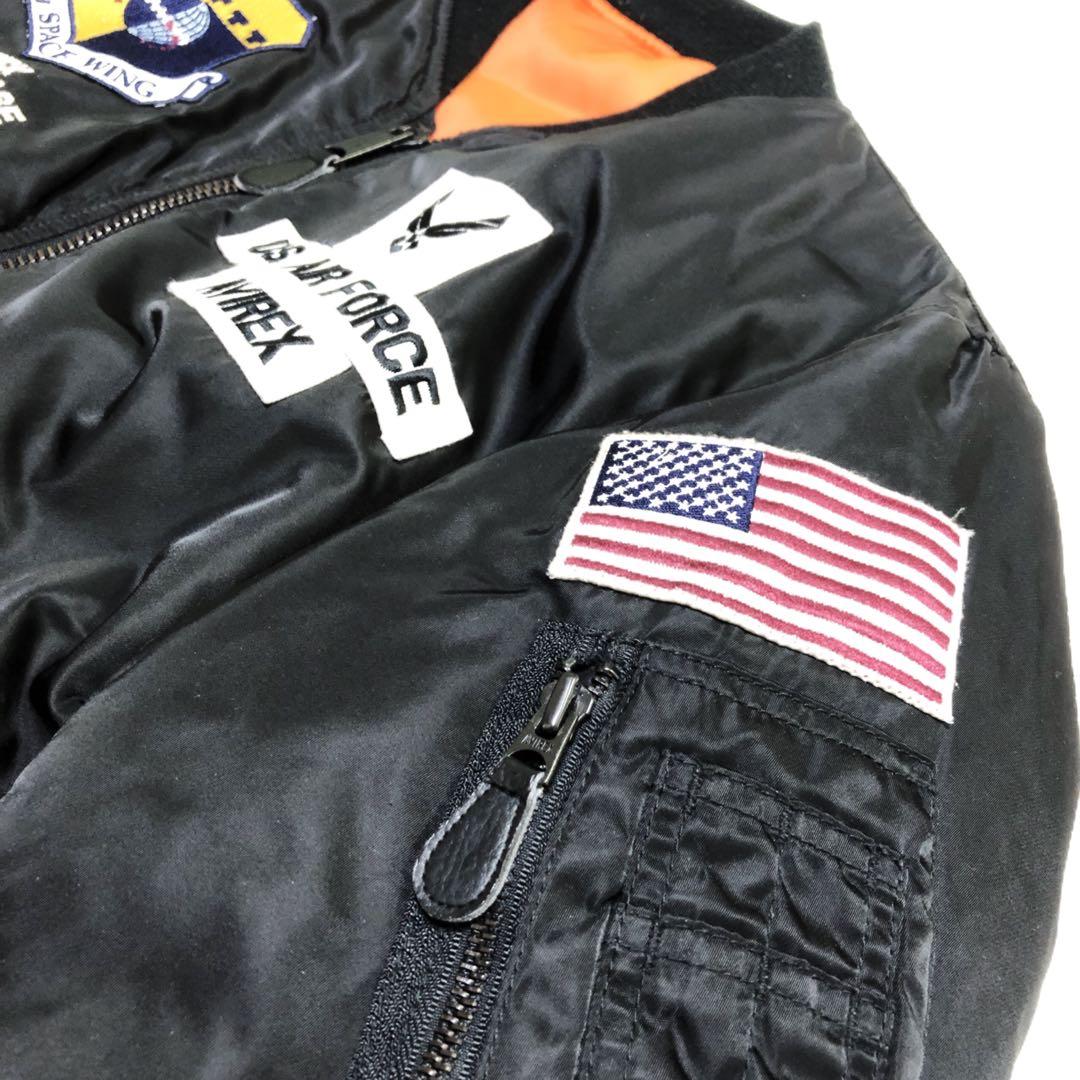 【さとう】AVIREX MA-1 スペースコマンド リバーシブル Lサイズ