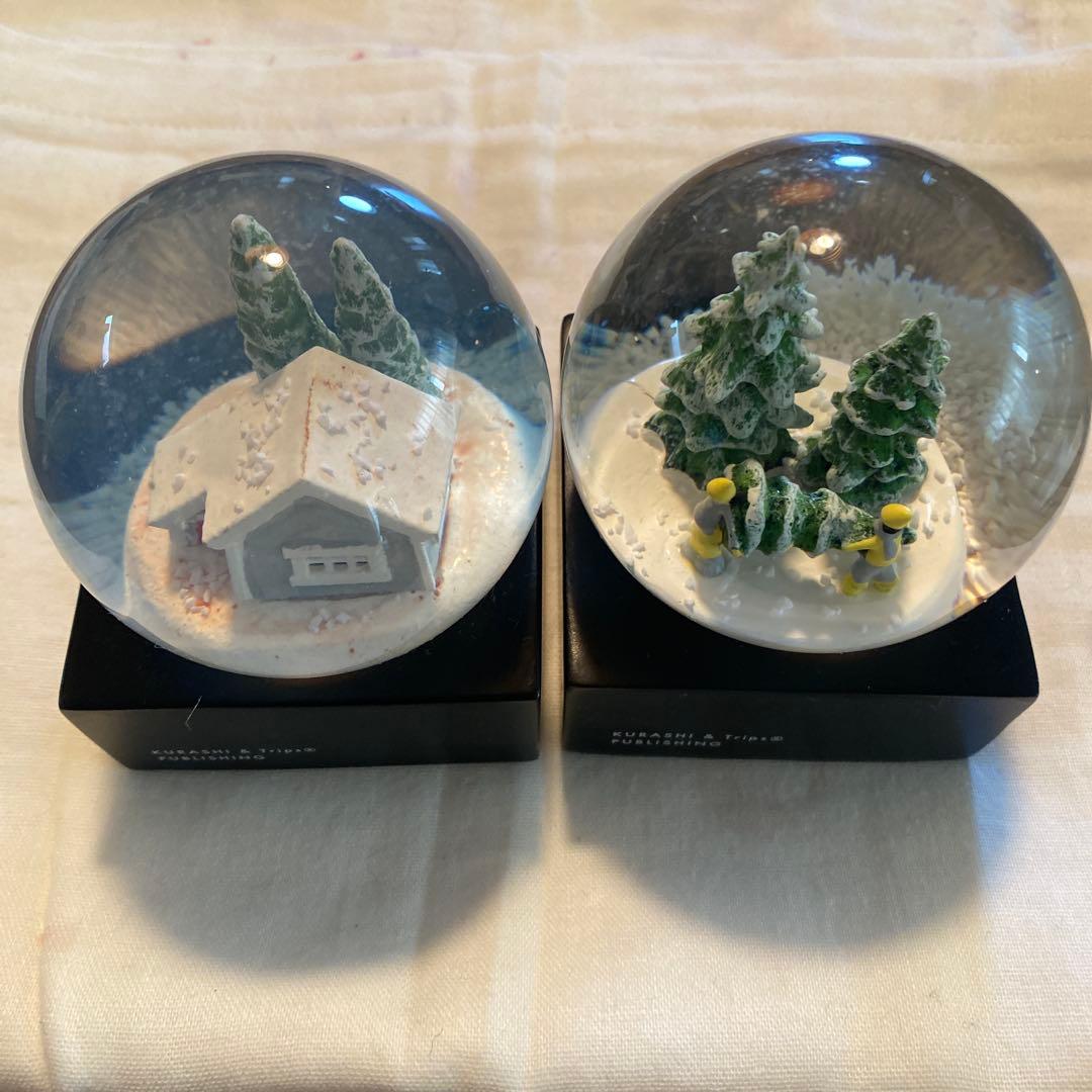 北欧暮らしの道具店　スノードーム 2019 2021 二個セット