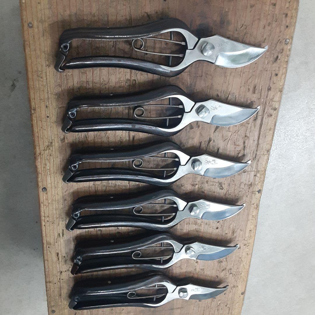 越後鍛冶利房作最後の剪定鋏 6本セット