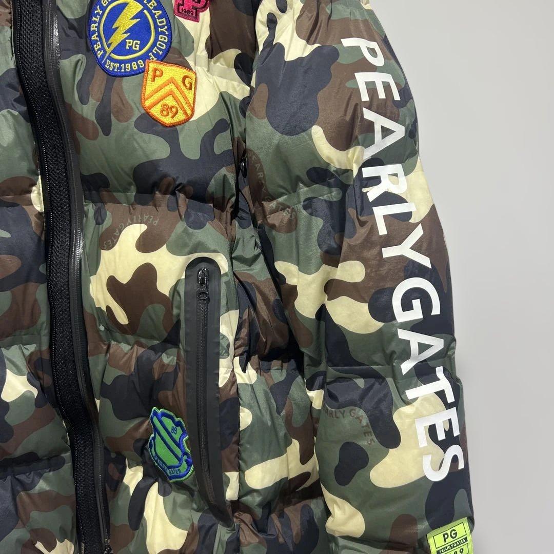 PEARLY GATES 迷彩柄 ダウンジャケット XL