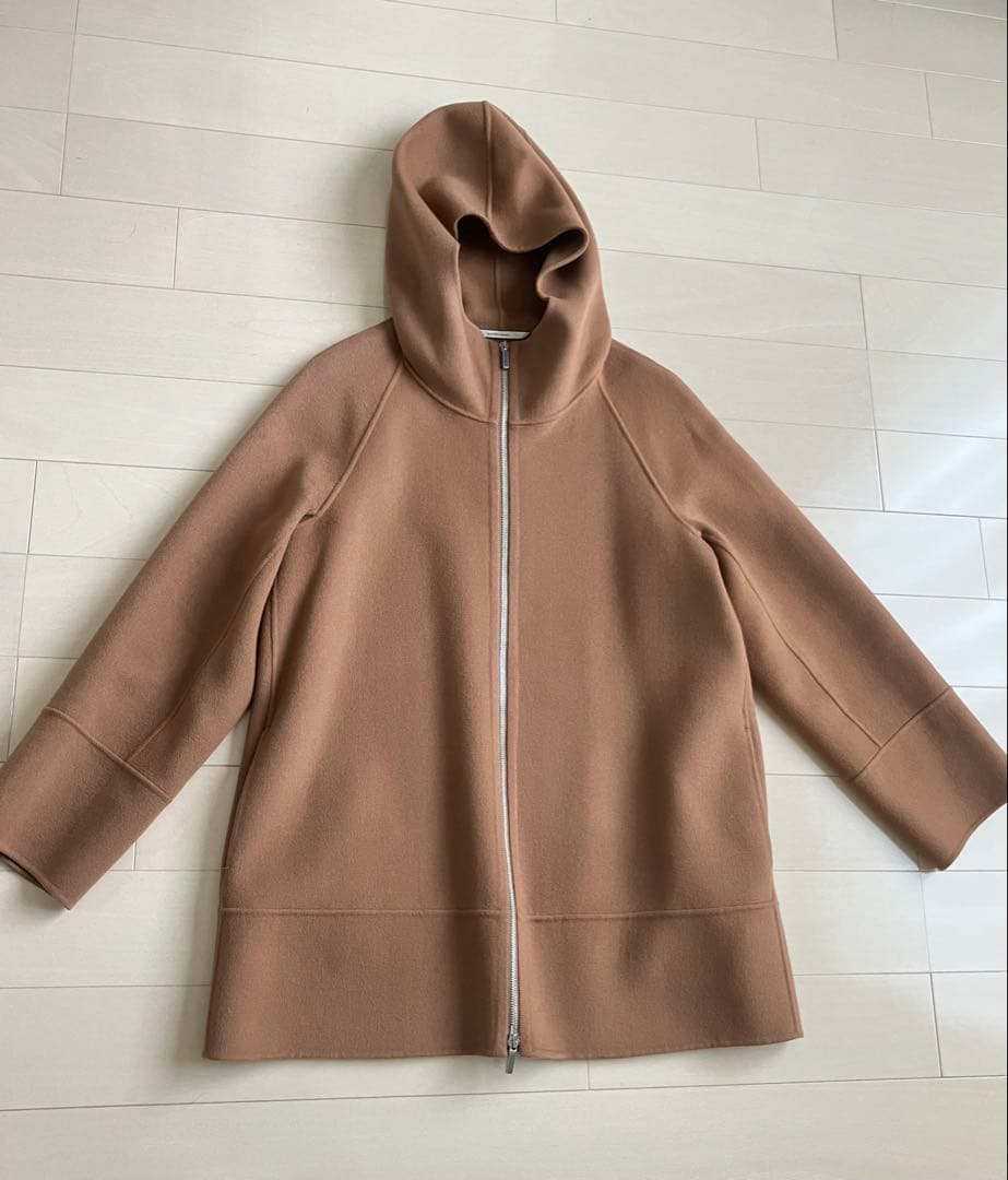 S MaxMara キャメルフードコート