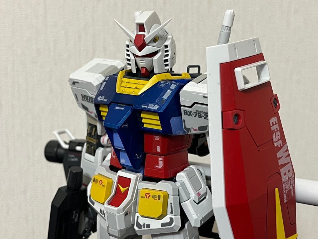 た*う様 MG RX-78-2 ガンダム 1/100 部分塗装完成品