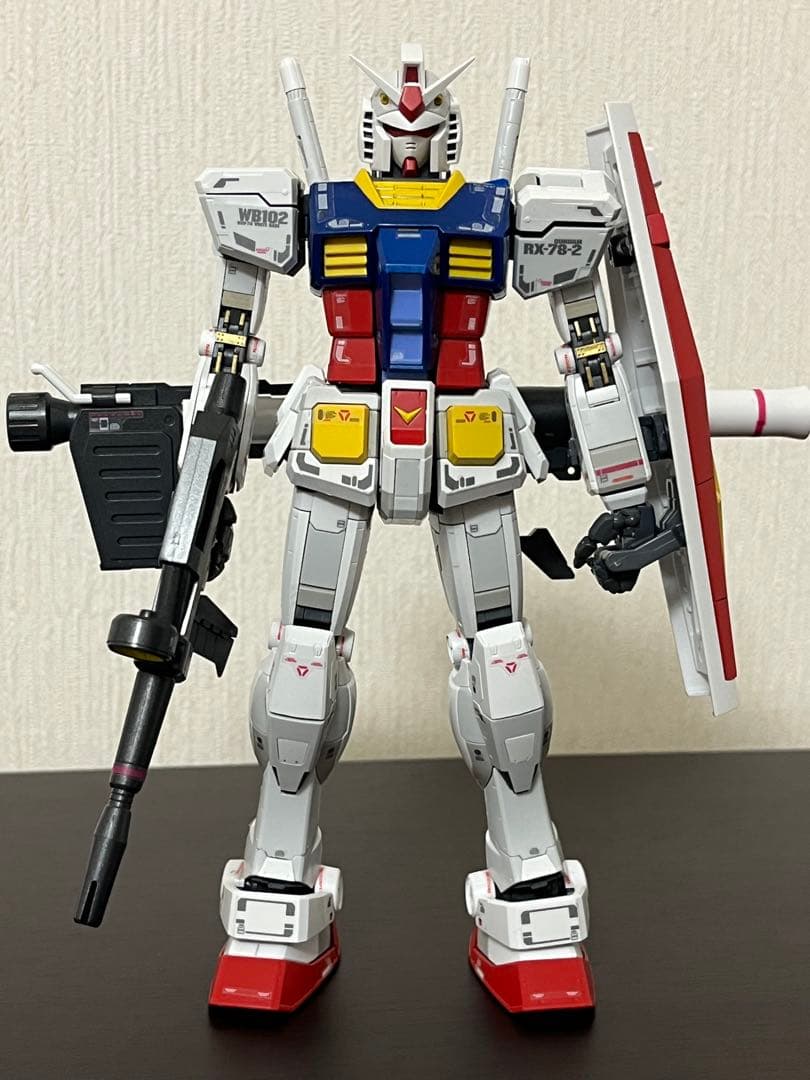 た*う様 MG RX-78-2 ガンダム 1/100 部分塗装完成品
