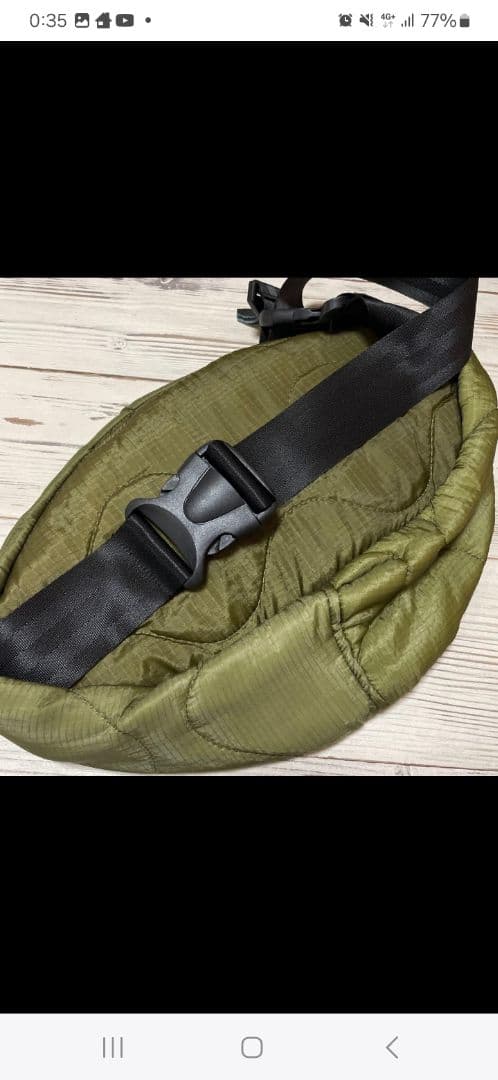 キムタク　私物　US アス　キルティング　ボディバッグ