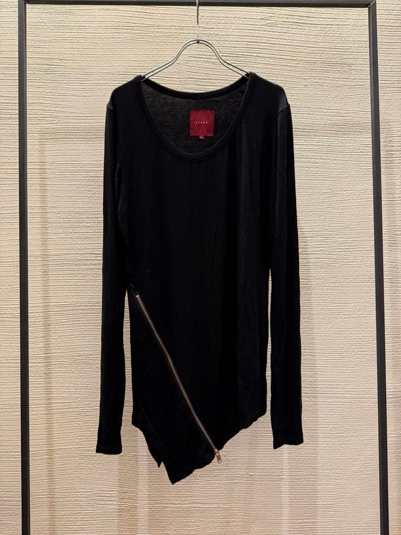 00s seana long sleeve t-shirt カットソー zip