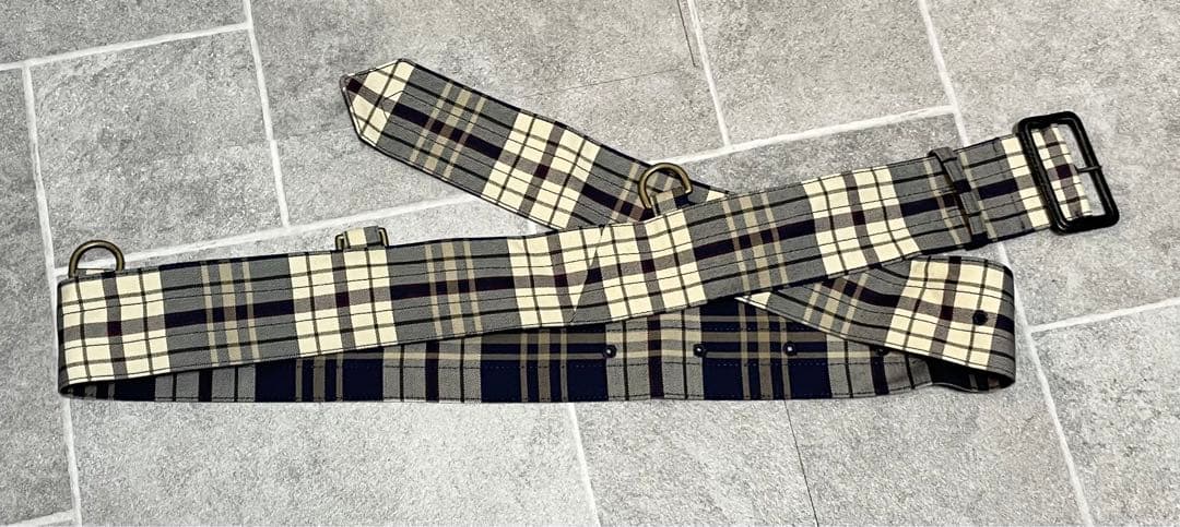 【aakichi様】美品！アクアスキュータム　チェック柄トレンチコート