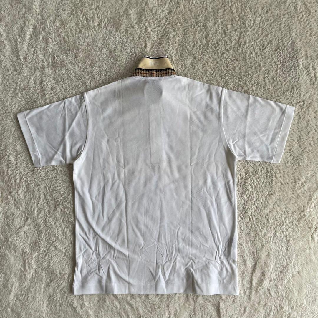 【新品】DAKS ダックス GOLF ゴルフホワイトポロシャツ