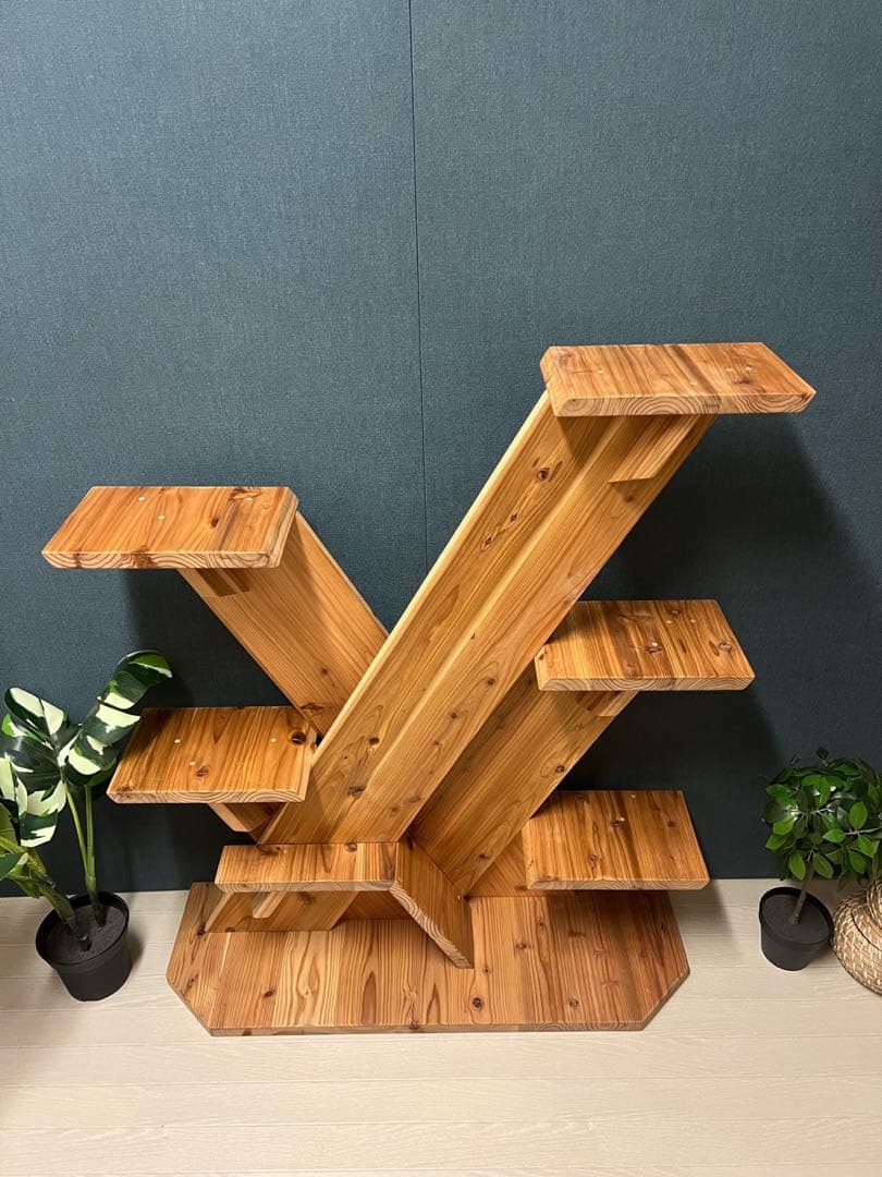 【在庫整理】 シェルフ アガベ 杉 90cm 30cm 105cm