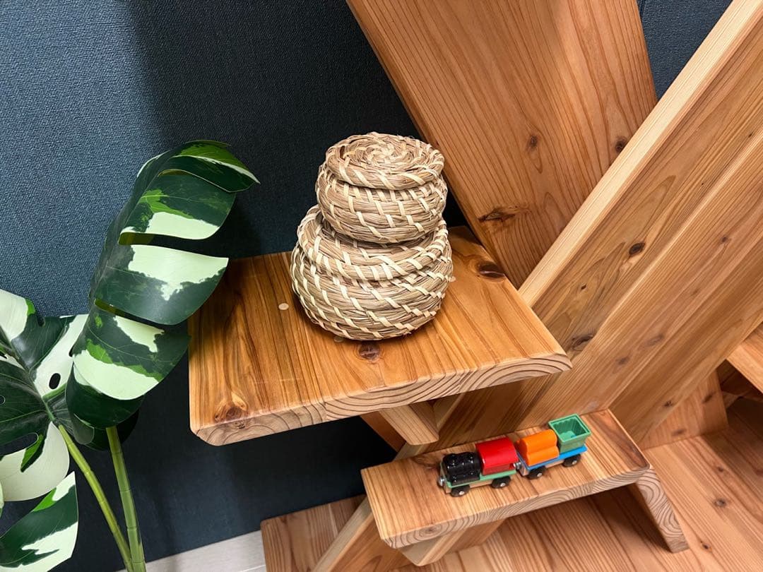 【在庫整理】 シェルフ アガベ 杉 90cm 30cm 105cm