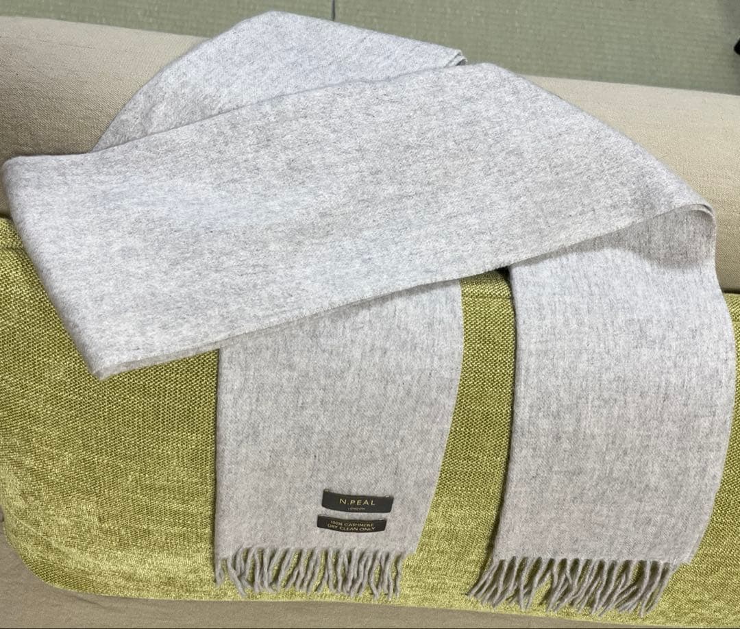 N.PEAL LONDON 【エヌピール】マフラー 100%カシミヤ
