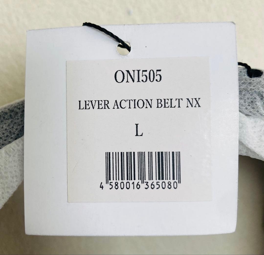 【新品・試着のみ】ONI 鬼 レバーアクションベルトNX Lサイズ