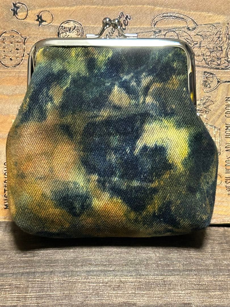 コラボ‼️さゆり染めがま口ちゃん　No.805