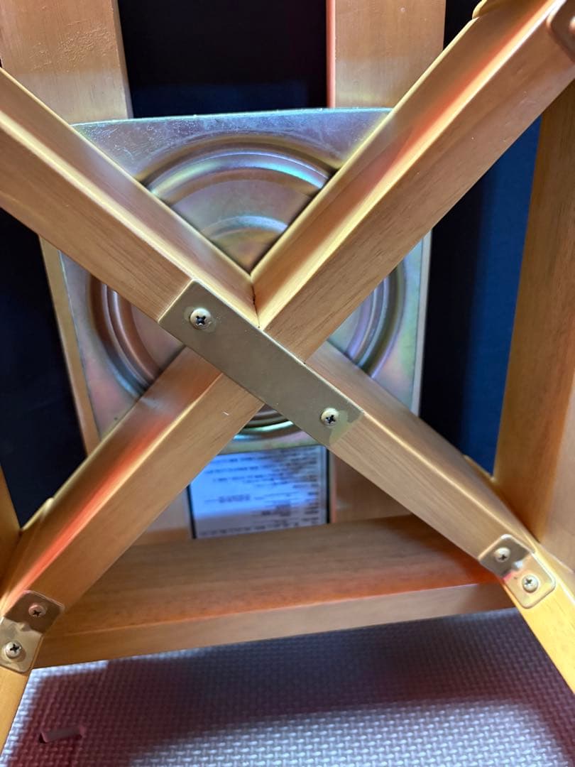 ニトリ 回転式ダイニングチェア 2脚セット　ナチュラルウッド