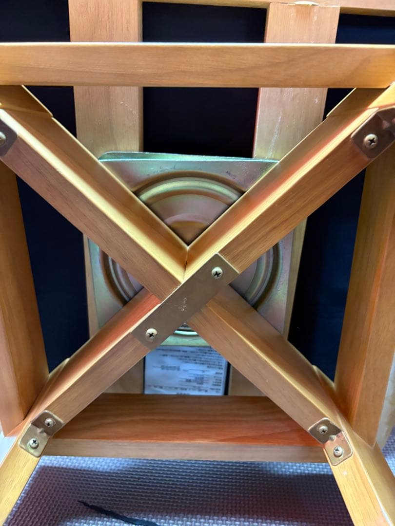 ニトリ 回転式ダイニングチェア 2脚セット　ナチュラルウッド