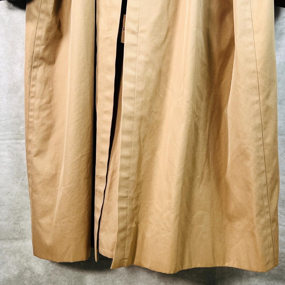 【バーバリー】トレンチコート　ノバチェック　ベルト　エポレット　袖ベルト　XL