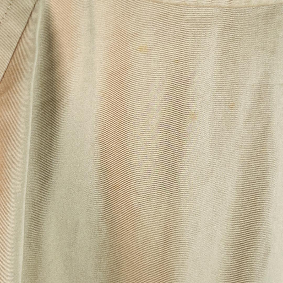 【バーバリー】トレンチコート　ノバチェック　ベルト　エポレット　袖ベルト　XL