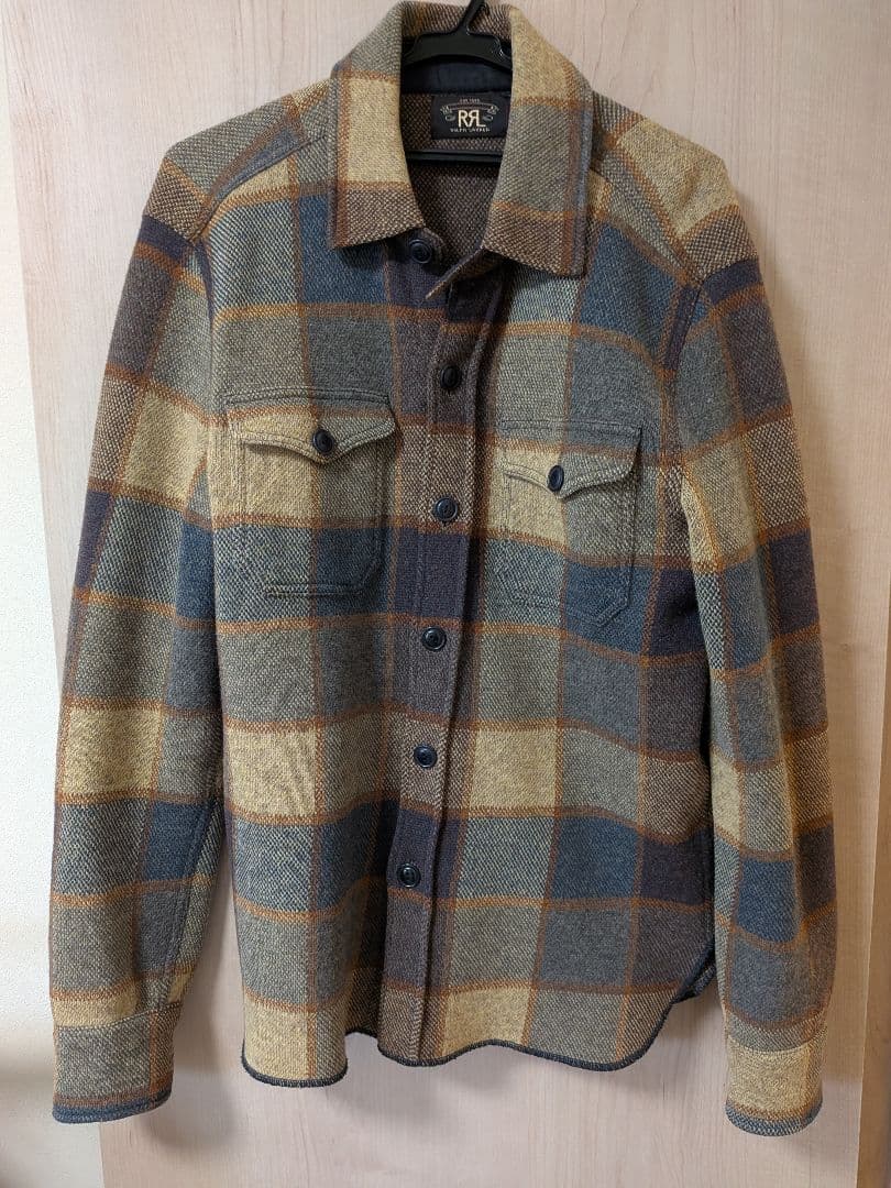 RRLウール混紡 カシミヤシャツジャケット