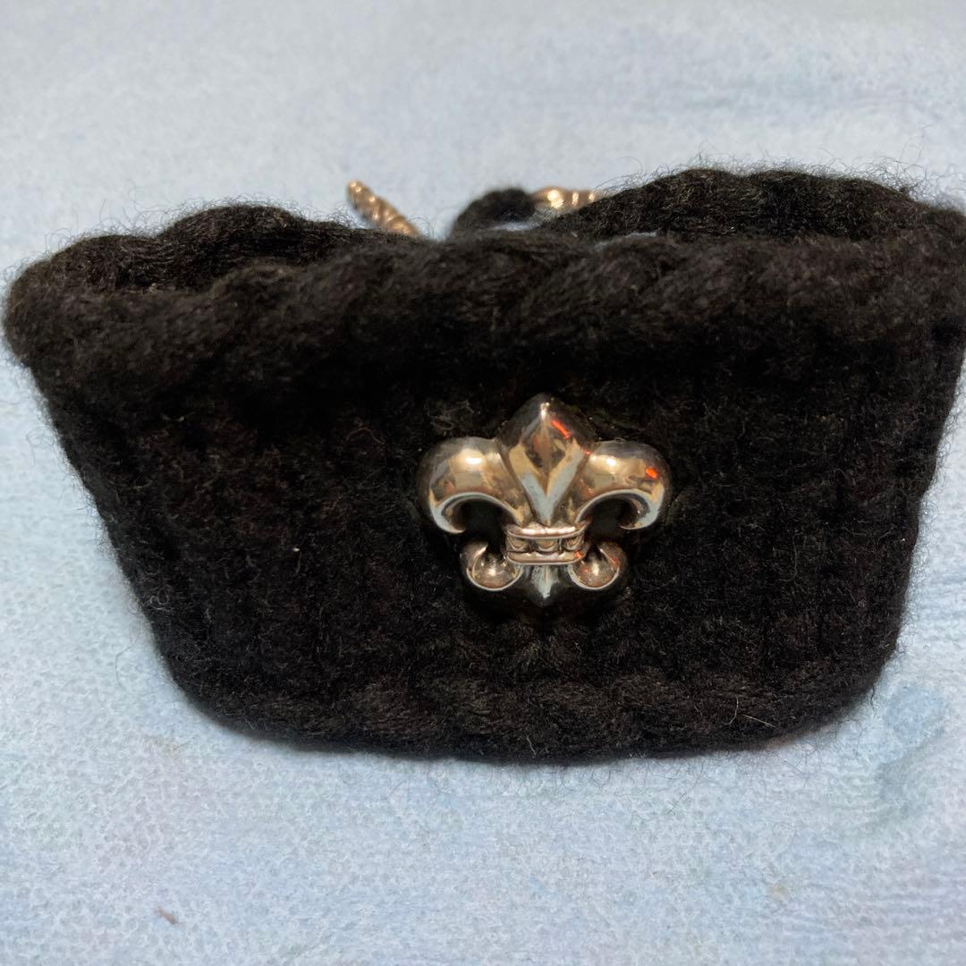 クロムハーツ　カシミヤブレスレット　リストバンドバングル