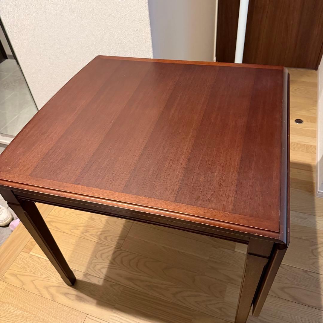 マルニ木工 地中海 ダイニングテーブル 片バタ式 No.1195 拡張式　作業台