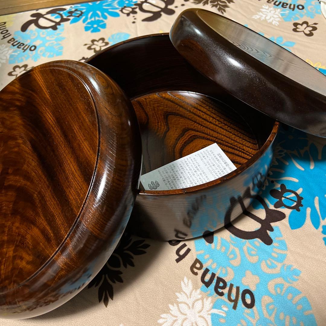 おひつ 蓋付き 中型　お盆付き