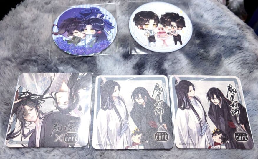 魔道祖師 アクリルパネル コースター 魏無羨 藍忘機