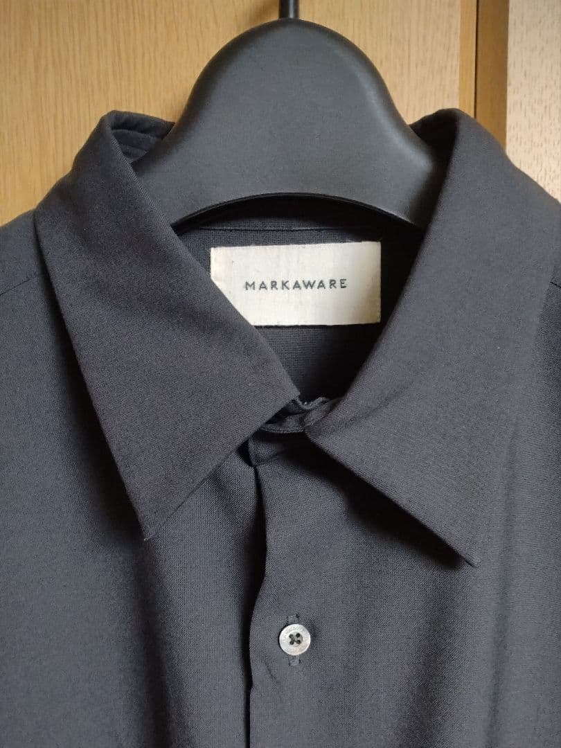 マーカウェア オーガニックウール 2/80トロピカル コンフォートフィットシャツ