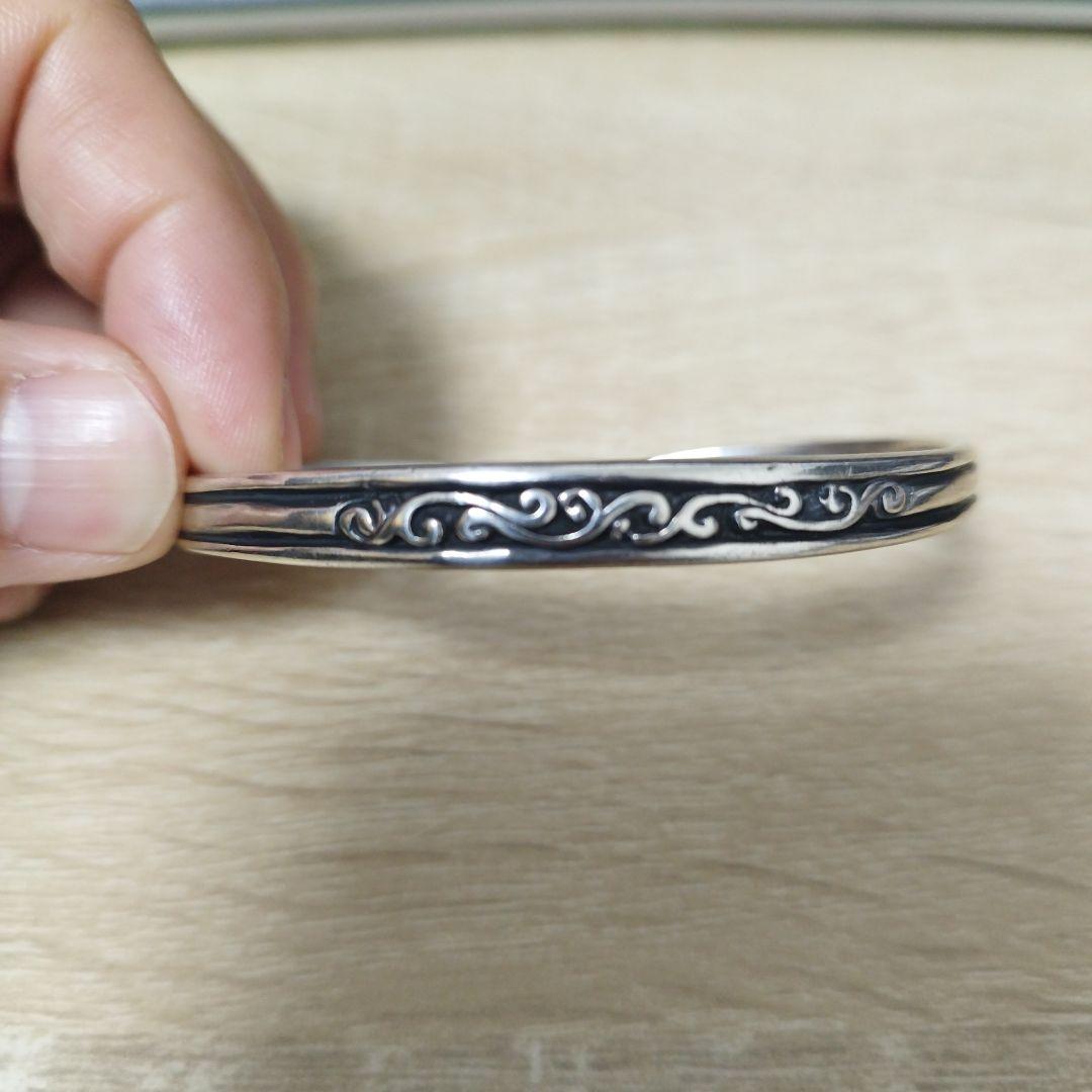 【レア】ビルウォールレザー　ウェーブバングル　スモール